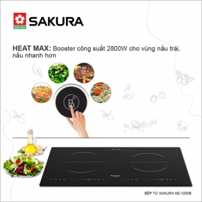 Bếp từ đôi Sakura SE-1250B