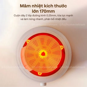 Bếp từ tròn đơn Fujihome IC-H02