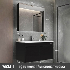 Bộ tủ phòng tắm thông minh Enic ST01 - 70cm - Gương Thường