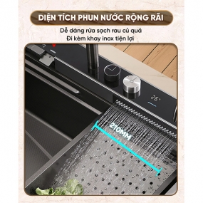 Bồn rửa chén thông minh Enic DK3 - Inox