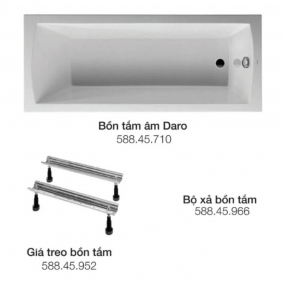 Bồn tắm âm Daro 1700 Duravit 588.45.370