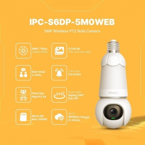 Camera bóng đèn Imou Bulb Camera (IPC-S6DP) 5MP