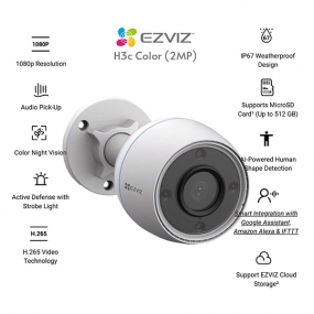 Camera Ezviz H3C 2MP Color