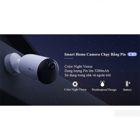 Camera Wifi không dây dùng pin Ezviz CS-CB3 2MP