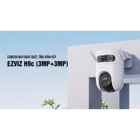 Camera Wifi quay quét, ống kính kép Ezviz H9c (3MP+3MP)