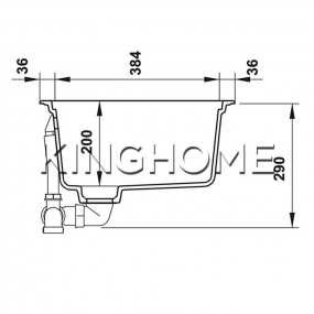 Chậu đá Hafele HS20-GEN2S80 570.30.310 - MÀU ĐEN