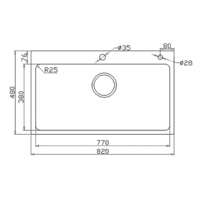 Chậu rửa bát chống xước Konox Workstation Sink KN8248SO Dekor