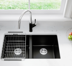 Chậu rửa chén Konox Granite Sink Veloci 760D – Black