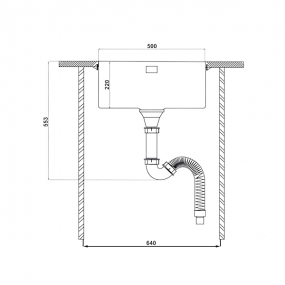 Chậu rửa inox HS21-SSN1S60P Hafele 567.94.070