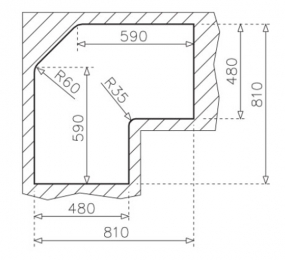 Chậu rửa Inox Teka Angular 2B 10118005