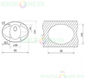 Chậu rửa Teka ISINK 95 DX 13129009