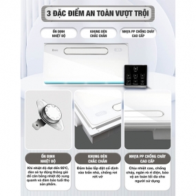 Đèn điều hòa phòng tắm thông minh Enic S100
