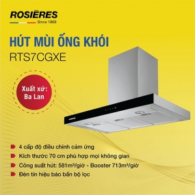 Máy hút mùi ống khói 70cm Rosieres RTS7CGXE