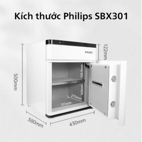 Két sắt Philips SBX301 White