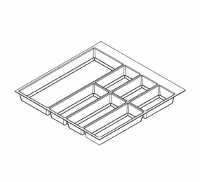 Khay chia cho hộc tủ rộng 600mm, Màu xám nhạt Hafele 556.52.546