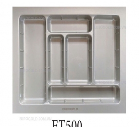 Khay chia thìa nĩa chất liệu nhựa cao cấp Eurogold ET500