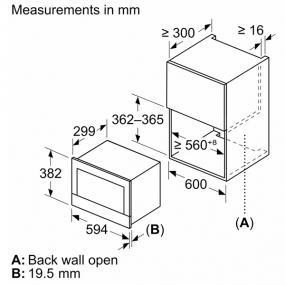 Lò vi sóng âm tủ serie 8 Bosch BFL7221B1