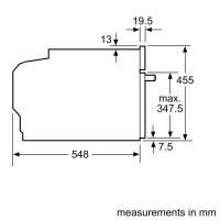 Lò nướng kết hợp vi sóng âm tủ Bosch CMG7361B1