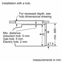 Lò nướng kết hợp vi sóng âm tủ Bosch CMG7361B1