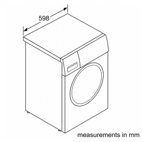 Máy giặt kết hợp sấy Bosch 9kg/6kg HMH.WNA14400SG - Serie 4
