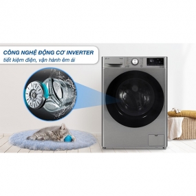 Máy giặt sấy LG 10/6 kg FV1410D4P