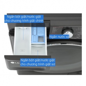 Máy giặt sấy LG 11/7 kg FV1411D4B