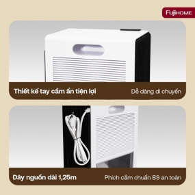 Máy hút ẩm bán dẫn Fujihome DHP23-MINI