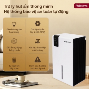 Máy hút ẩm bán dẫn Fujihome DHP23-MINI