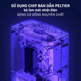Máy hút ẩm bán dẫn tích hợp không khí Fujihome DHP05-MINI