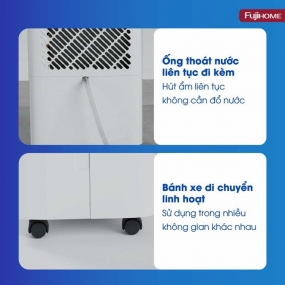 Máy hút ẩm dân dụng Fujihome DH12LITE