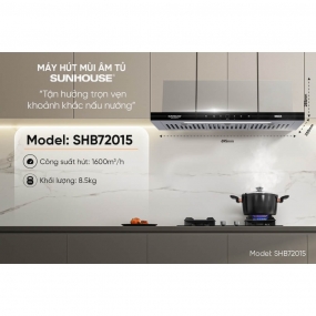 Máy hút mùi âm tủ Sunhouse SHB72015 không kèm than 