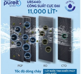 Máy lọc nước âm tủ bếp Pureit Delica UR5440