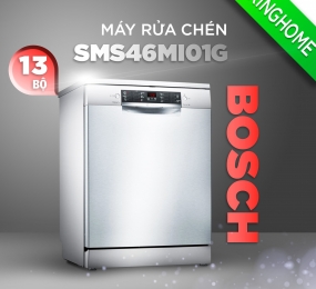 Máy rửa bát độc lập Bosch HMH.SMS46MI01G - Series 4
