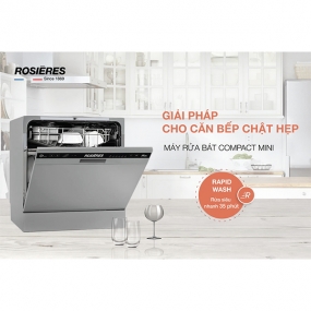 Máy rửa chén bát Rosieres Compact Mini 8 bộ RDCP 8S-04