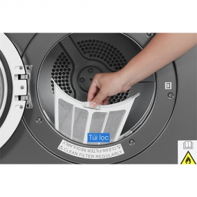 Máy sấy thông hơi Aqua 8 kg AQH-V800H SS