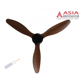 Quạt trần 3 cánh màu nâu Asia Lighting QT17-N