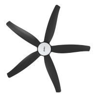 Quạt trần 5 cánh có đèn Sunhouse Apex APF7672B