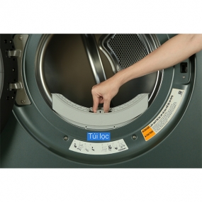 Tháp giặt sấy LG WashTower WT2517NHEG Giặt 25kg/Sấy 17kg xanh/be