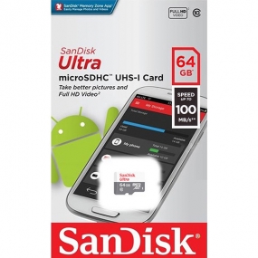 Thẻ nhớ MicroSDXC Sandisk Ultra 64GB 100MB/s 667x SDSQUNR-064G-GN3MN