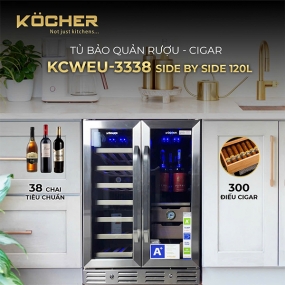 Tủ bảo quản rượu Kocher KCWEU-3338