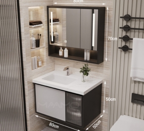 Tủ lavabo kính thông minh Maamo MF09-80