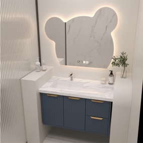 Tủ lavabo kính thông minh Maamo MF13-90