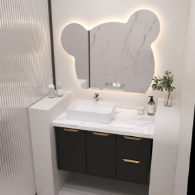 Tủ lavabo kính thông minh Maamo MF14-90