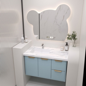 Tủ lavabo kính thông minh Maamo MF14-90