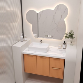 Tủ lavabo kính thông minh Maamo MF14-90