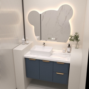 Tủ lavabo kính thông minh Maamo MF14-90