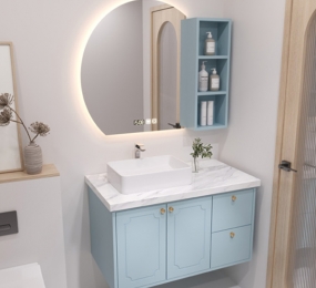 Tủ lavabo kính thông minh Maamo MF18-90 