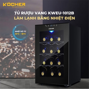 Tủ rượu vang âm tủ Kocher KWEU-1012B
