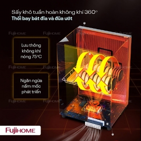 Tủ sấy chén bát tiệt trùng Fujihome DD42