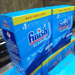 Viên rửa bát Finish Classic 100 Viên - Không mùi